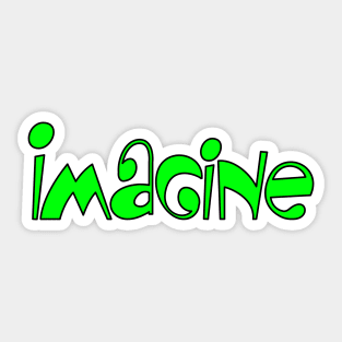 Imagine Sticker